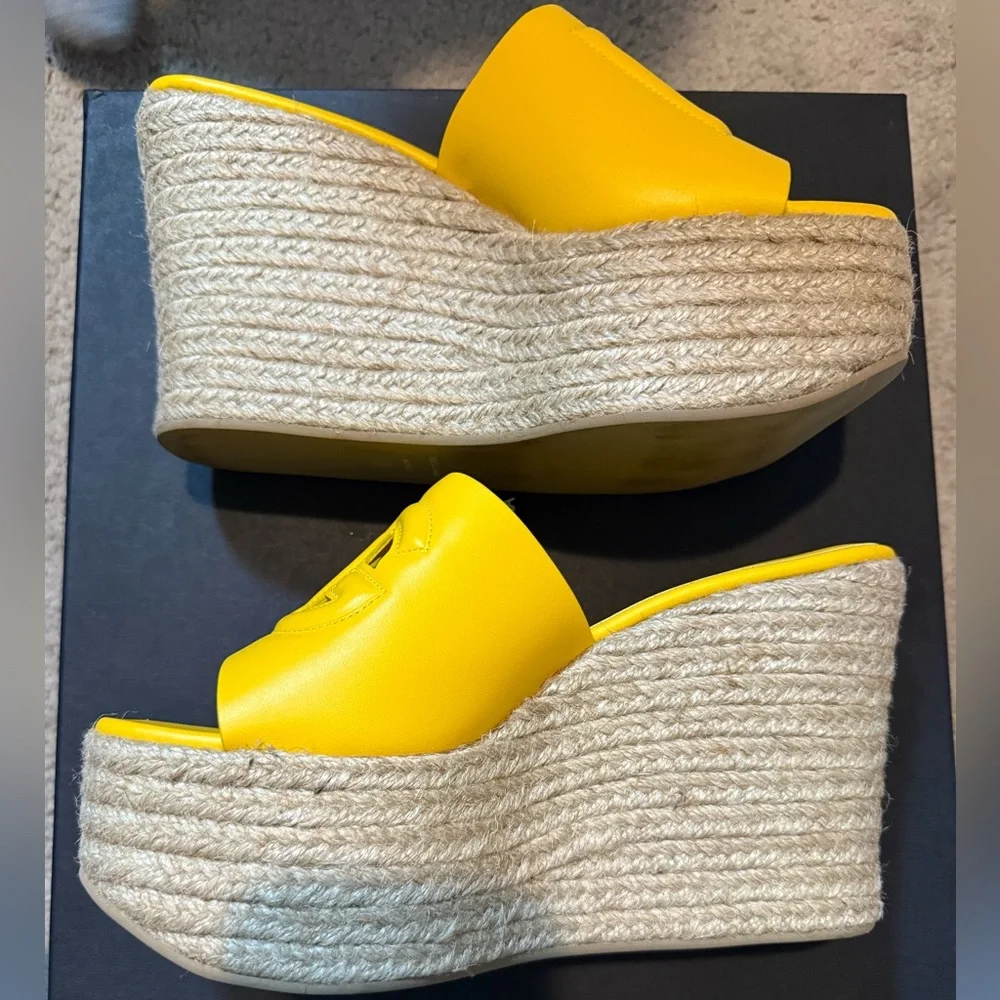 Dolce & Gabbana
Women's Platform Espadrille Wedge Sandals - Picture 4 of 8